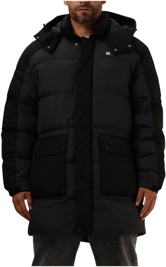 TOMMY JEANS Gewatteerde jas TJM TWO TONE PARKA contrastkleurige inzetten - Foto 7