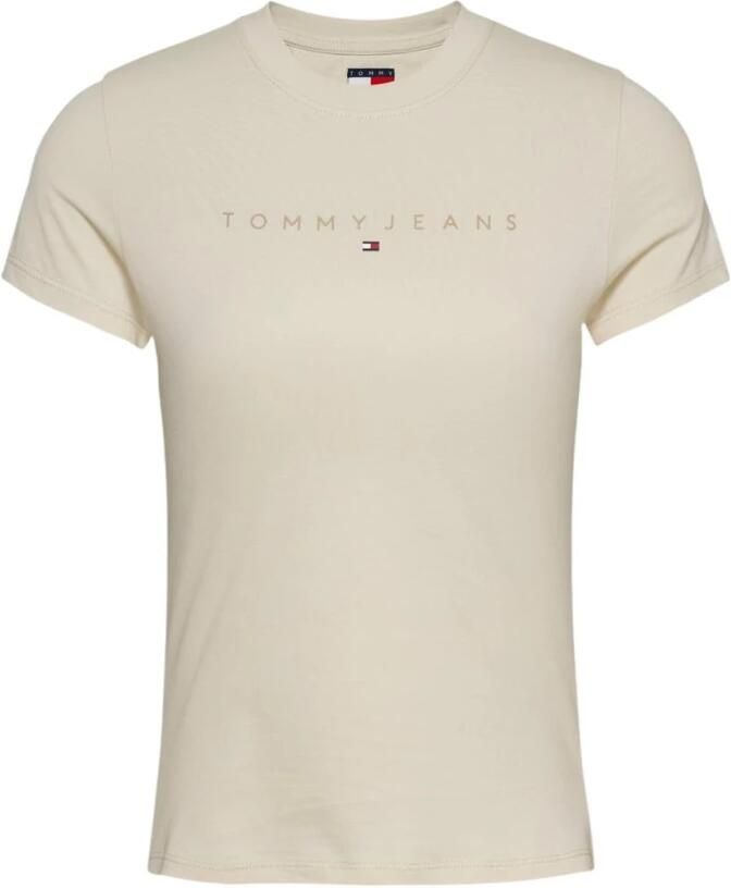 Tommy Jeans Versleten high-waisted denim shorts Beige Dames - Foto 3