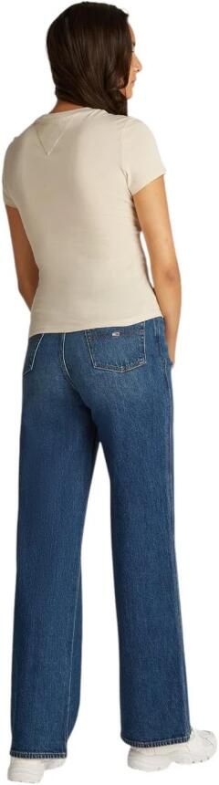 Tommy Jeans Versleten high-waisted denim shorts Beige Dames - Foto 2