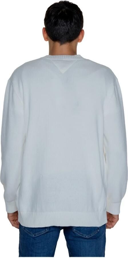 Tommy Jeans Witte Crewneck Sweater Casual Herfst Winter White Heren - Foto 6