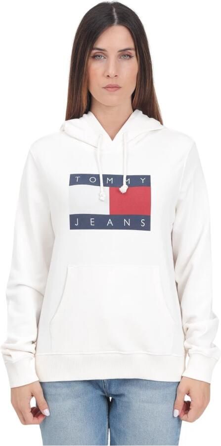 TOMMY JEANS Hoodie TJW REG TOMMY FLAG HOODIE EXT met capuchon logo-vlag - Foto 4
