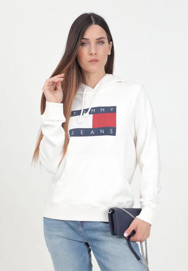 TOMMY JEANS Hoodie TJW REG TOMMY FLAG HOODIE EXT met capuchon logo-vlag - Foto 2