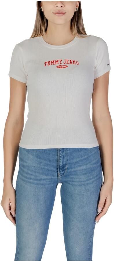 Tommy Hilfiger Overhemd Ronde hals en korte mouwen katoenen T-shirt - Foto 3