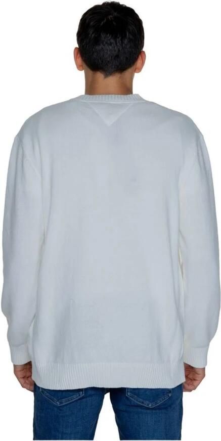 Tommy Jeans Witte Crewneck Sweater Casual Herfst Winter White Heren - Foto 6