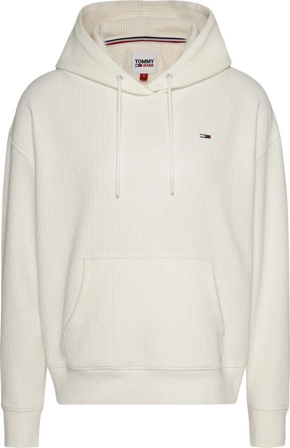 TOMMY JEANS Hoodie TJW REG S FLAG HOODIE Capuchon met koord kangoeroezak logo-vlag - Foto 3