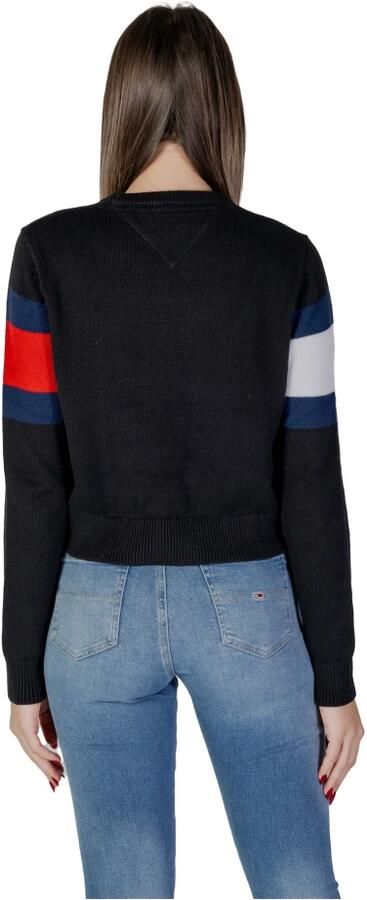 Tommy Jeans Lente Zomer Dames Sweatshirt 100% Gerecycled Katoen Black Dames - Foto 2
