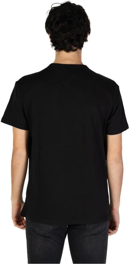 Tommy Jeans Zwart Katoenen Gerecycled T-Shirt Lente Zomer Black Heren - Foto 8