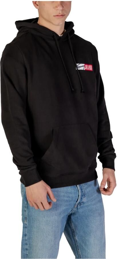 Tommy Jeans Plus Hoodie TJM REG ENTRY GRAPHIC HOODIE EXT in grote maten logoprint kangoeroezak - Foto 6