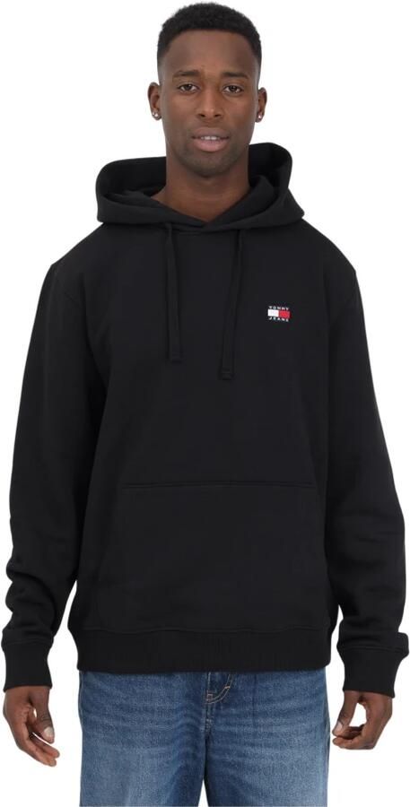 TOMMY JEANS Heren Truien & Vesten Tjm Reg Badge Hoodie Ext Zwart - Foto 4