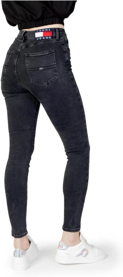 TOMMY JEANS Skinny fit Jeans SYLVIA HR SSKN CG4 met logo badge en label vlaggen - Foto 3