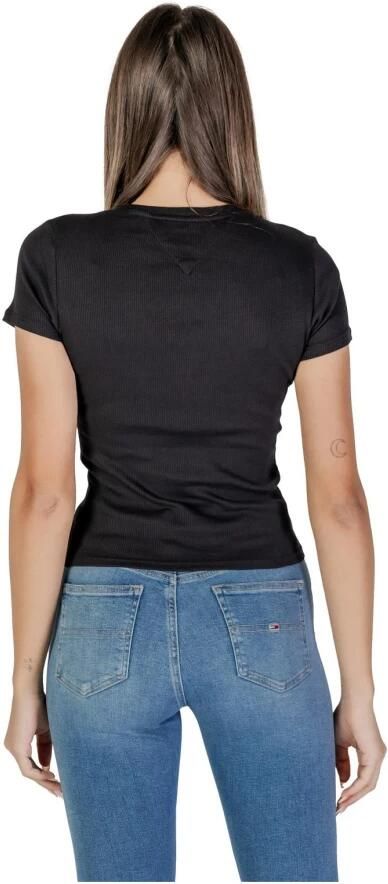 Tommy Hilfiger Overhemd Katoenen T-shirt met korte mouwen en ronde hals