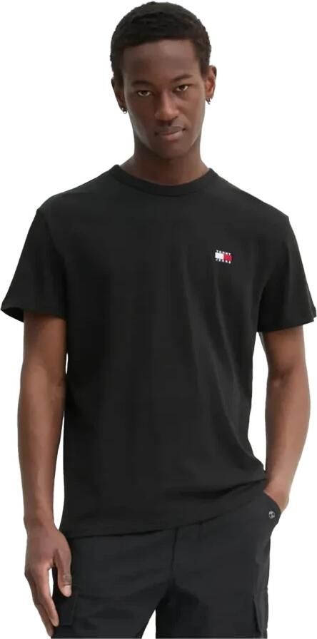 Tommy Jeans Zwart Katoenen Gerecycled T-Shirt Lente Zomer Black Heren - Foto 9