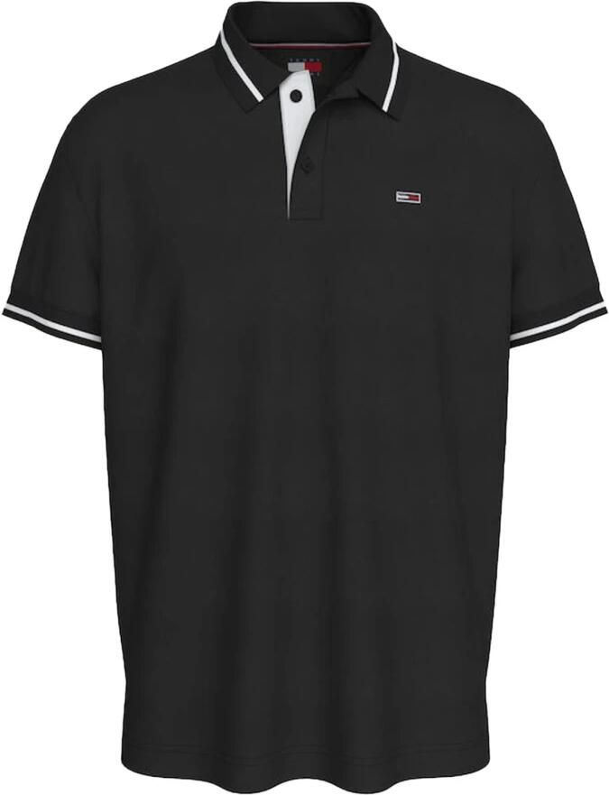 TOMMY JEANS Poloshirt TJM REG TIPPED POLO met gestreepte details