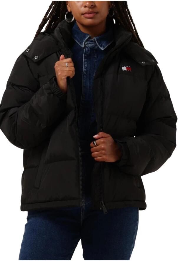 Tommy Hilfiger Zwarte jas met afneembare capuchon Black Dames - Foto 3