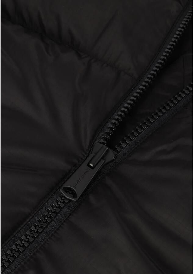 Tommy Hilfiger Zwarte jas met afneembare capuchon Black Dames