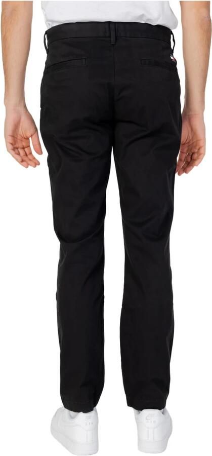Tommy Jeans Katoenen Tapered Broek Lente Zomer Collectie Black Heren - Foto 4