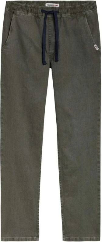 Tommy Jeans Trousers Groen Heren