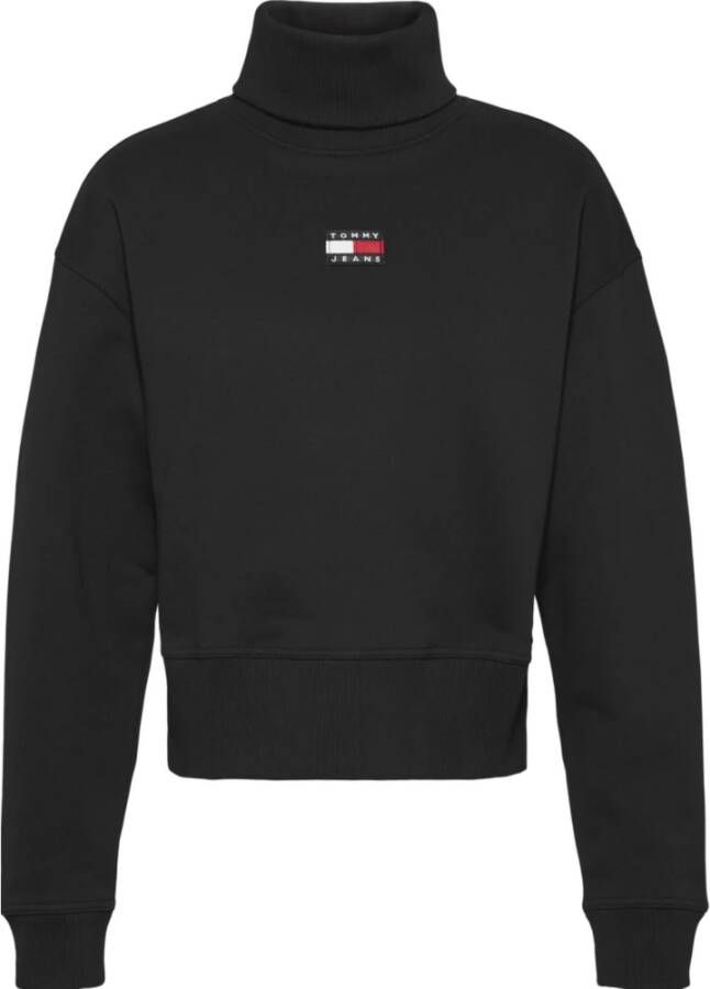 Tommy Jeans Turtlenecks Zwart Dames