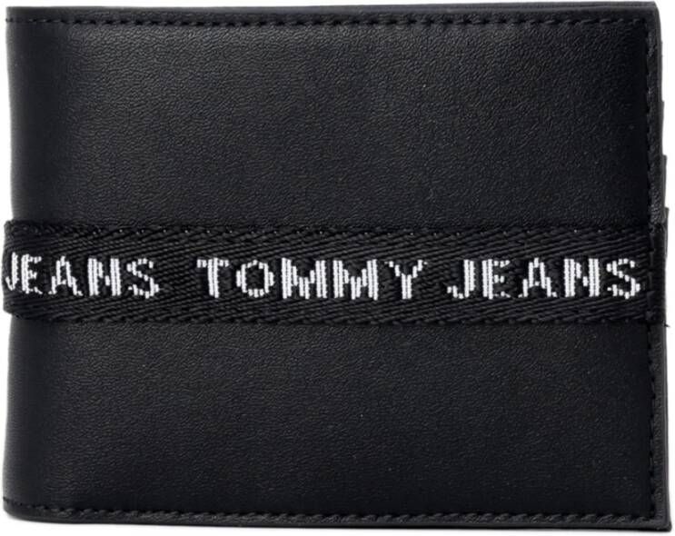 Tommy Jeans Zwarte Herenportemonnee van Tommy Hilfiger Black Heren