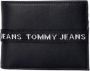 Tommy Jeans Zwarte Herenportemonnee van Tommy Hilfiger Black Heren - Thumbnail 1