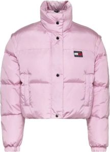 Tommy Jeans Winter Jacket Roze Dames