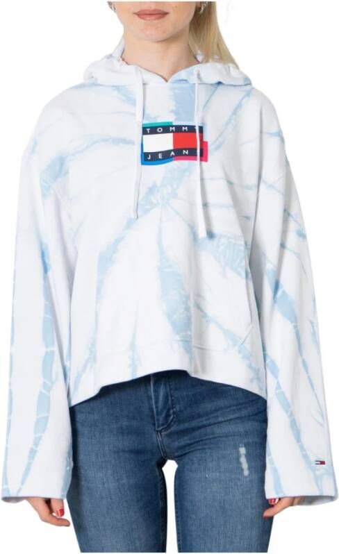 Tommy Hilfiger Jeans Women& Multicolor Sweatshirt Blauw Dames
