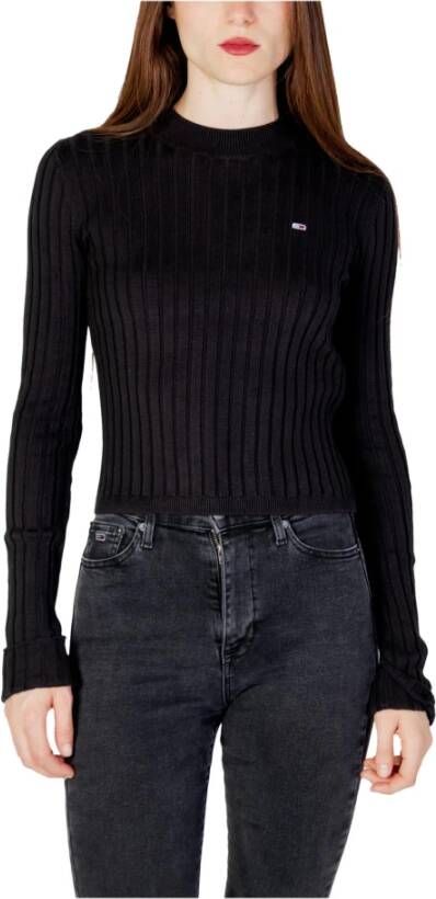 Tommy Jeans Zwarte gebreide kleding voor vrouwen van Tommy Hilfiger Zwart Dames