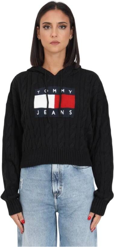 Tommy Jeans Zwarte Gebreide Kleding voor Dames van Tommy Hilfiger Black Dames
