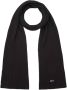 Tommy Jeans Zwarte Sjaal voor Dames voor Herfst Winter Black Dames - Thumbnail 1