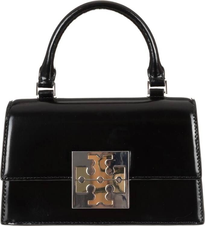 TORY BURCH Crossbody bags Trend Spazzolato Mini Top-Handle Bag in zwart