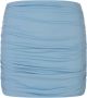 TORY BURCH Blauwe Bliss Gerimpelde Mini Rok Blauw Dames - Thumbnail 1