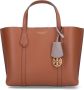 TORY BURCH Shoppers & Totes Perry Triple-Compartment Small Tote in cognac - Thumbnail 2