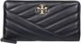 TORY BURCH Zwarte leren portemonnee met Chevron Quilting Black Dames - Thumbnail 7