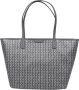 TORY BURCH Monogram Print Logo Patch Handtas Multicolor Dames - Thumbnail 2