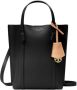 TORY BURCH Perry Korrelig Leren Handtas met Logo Black Dames - Thumbnail 7