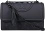 TORY BURCH Matte Schoudertas van Zwart Stof Black Dames - Thumbnail 1