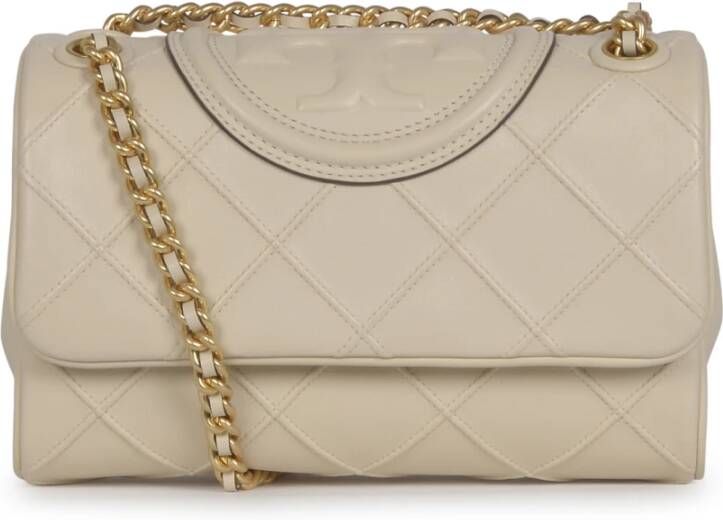 TORY BURCH Crossbody bags Small Fleming Soft Convertible Shoulder Bag in beige
