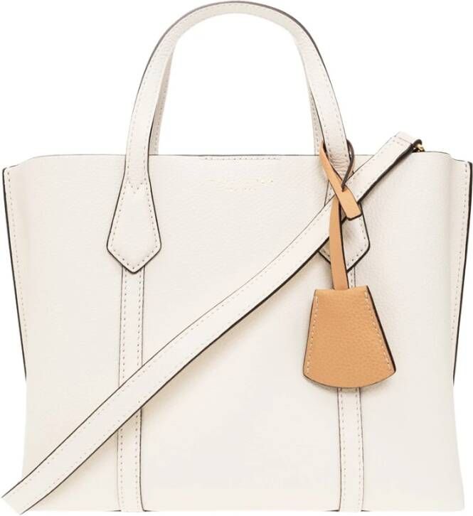 TORY BURCH Kleine Perry Triple-Compartiment Tote Tas Beige Dames