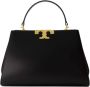 TORY BURCH Eleanor Leren Crossbody Tas Zwart Black Dames - Thumbnail 1