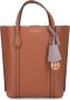 TORY BURCH Stijlvolle Perry Mini S Tote in 905 Light Umber Brown Dames - Thumbnail 1