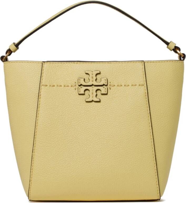 TORY BURCH Crossbody bags McGraw Small Bucket Bag in geel