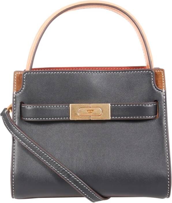 TORY BURCH Crossbody bags Lee Radziwill Petite Double Bag in zwart