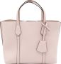 TORY BURCH Totes Perry Triple-Compartment Small Tote in poeder roze - Thumbnail 2