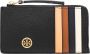 TORY BURCH Zwarte portemonnee met top-rits kaarthouder Black Dames - Thumbnail 1