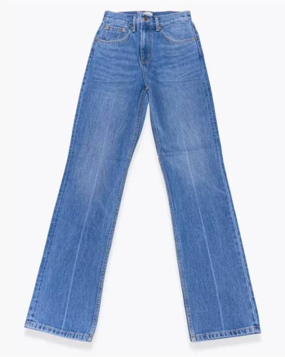 TORY BURCH Klassieke Blauwe Straight Jeans Blauw Dames
