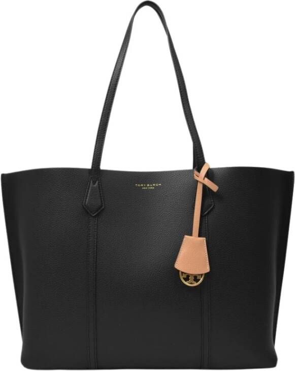 TORY BURCH Perry Triple-Compartment Tote Tas Black Dames