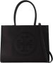 TORY BURCH Kleine Ella Eco Tote Hobo Tas Zwart Vegan Leer Black Dames - Thumbnail 3