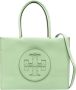 TORY BURCH Groene Kleine Tote Tas met Verstelbare Schouderband Green Dames - Thumbnail 7