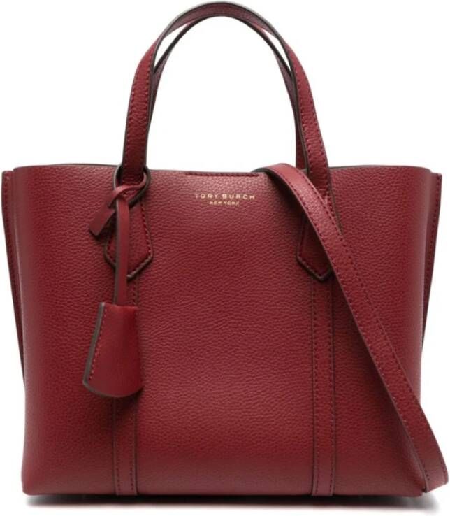 TORY BURCH Kleine Perry Triple-Compartiment Tote Bag Red Dames