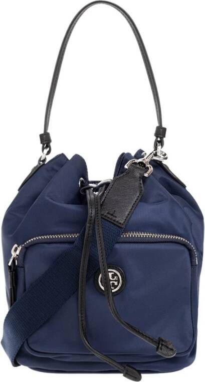 TORY BURCH Marineblauwe Logo Schoudertas Blauw Dames